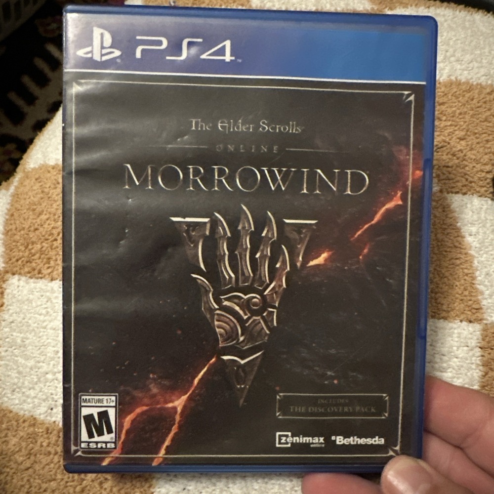 The Elder Scrolls Online Morrowind Sony PlayStation 4 PS4 Bethesda 2017